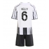 Camiseta Juventus Lloyd Kelly #6 Primera Equipación Replica 2025-26 para niños mangas cortas (+ Pantalones cortos)